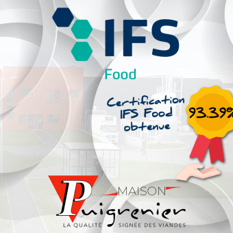 IFS FOOD V8 Puigrenier note obtenue